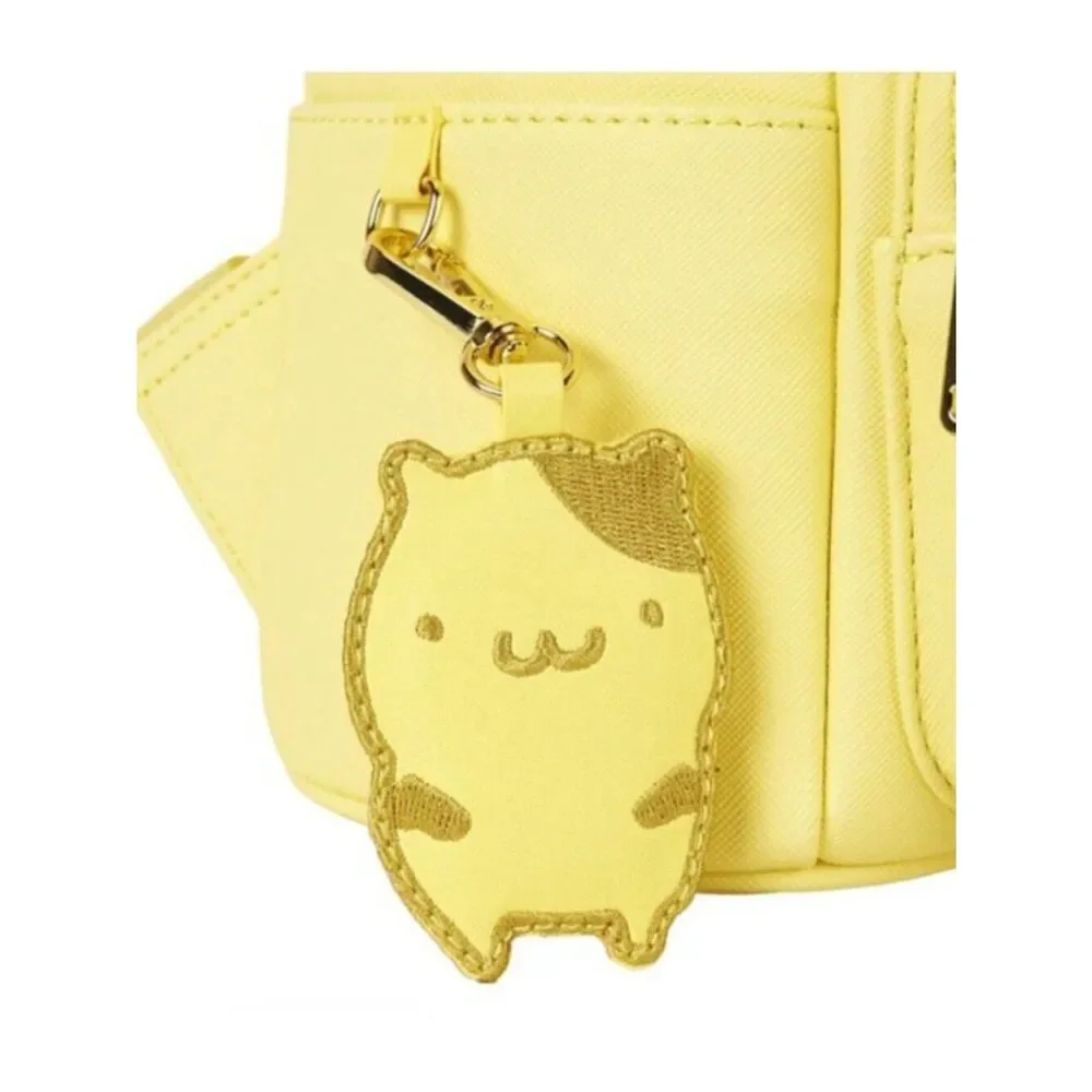 Loungefly Sanrio Pompompurin Monochrome Cosplay Mini Backpack Yellow NWT - Picture 4 of 8